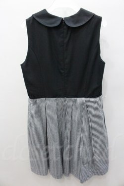 画像4: Fi.n.t / ギンガム切替ノースリーブ丸襟ワンピース O-21-08-14-061-1-OP-CA-L-YM-ZT004