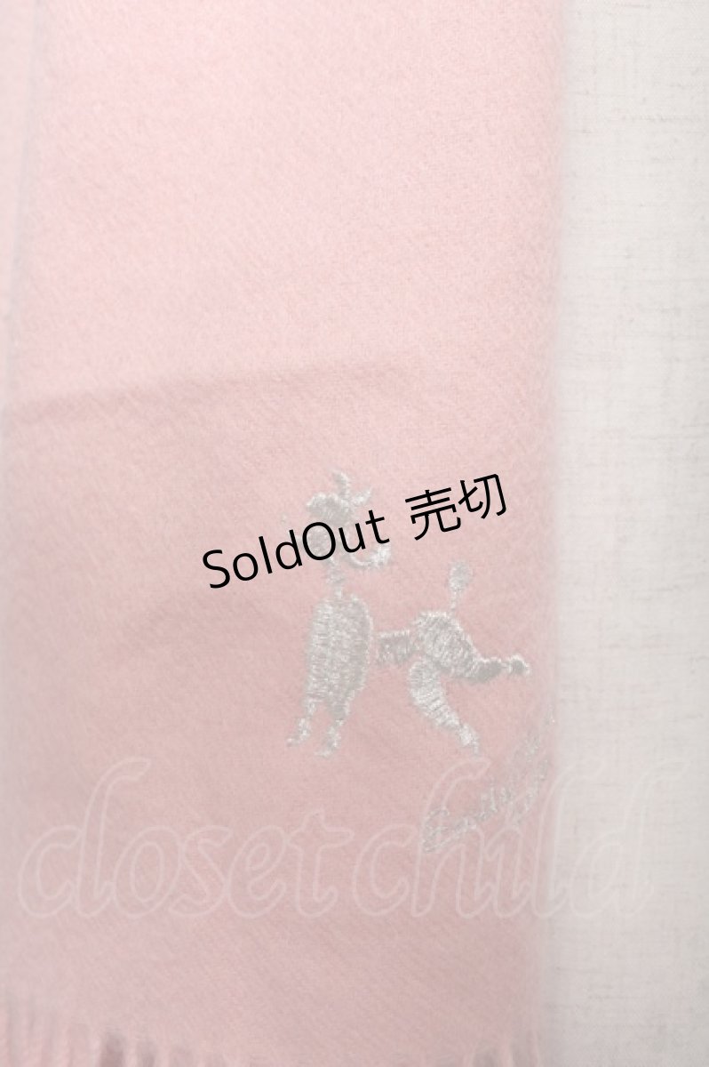 画像2: 【SALE】Emily Temple cute  / プードル刺繍ストール T-21-12-15-019-1-ZA-ET-L-HD-ZT087 (2)