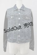 【SALE】Candy Stripper  / スウェットスリーブデニムジャケット O-22-01-06-4033-1-JA-PU-P-IG-ZT-C014