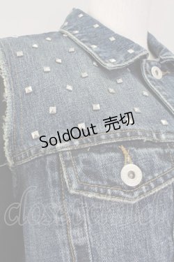 画像3: 【SALE】Candy Stripper  / スウェットスリーブデニムジャケット O-22-01-06-4033-1-JA-PU-P-IG-ZT-C014