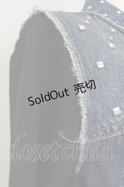 画像5: 【SALE】Candy Stripper  / スウェットスリーブデニムジャケット O-22-01-06-4033-1-JA-PU-P-IG-ZT-C014