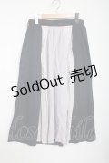【SALE】【10%OFF】axes femme  / フロント切り替えスカート Y-22-01-10-090y-1-SK-AX-L-OI-ZT021