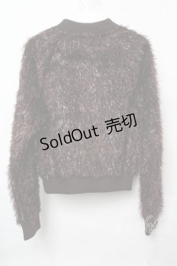画像2: Blue rouge  / ラメ織ファーパーカー S-22-01-30-081-1-TO-CA-L-AS-ZT122