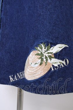 画像3: 【SALE】【20%OFF】KANEKO ISAO  / 麦わら帽子刺繍デニムスカート