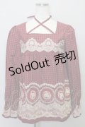 PINK HOUSE  / ローズレース柄トップス I-22-03-24-4050-1-TO-LO-L-HD-ZT328