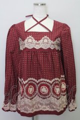 PINK HOUSE  / ローズレース柄トップス I-22-03-24-4050-1-TO-LO-L-HD-ZT328