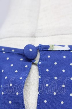 画像3: INGEBORG  / ドット薔薇鈴蘭半袖プルオーバーブラウス I-22-03-24-4053-1-BL-LO-L-HD-ZT200