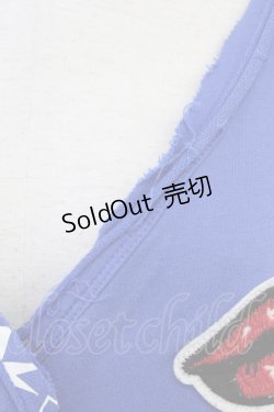 画像3: 【SALE】HELL CAT PUNKS  / リップ刺繍カーディガン S-22-04-08-4028-1-TO-PU-P-IW-ZT047