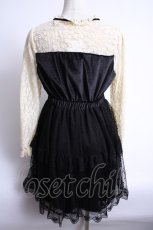 画像2: 【SALE】axes femme POETIQUE  / 星フロッキーチュール使いワンピース Y-22-04-21-086-1-OP-AX-L-AS-ZT317 (2)