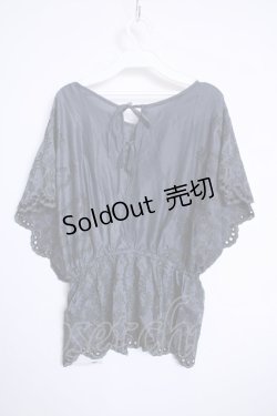 画像2: 【SALE】axes femme  / 刺繍入りスカラップトップス Y-22-05-26-037-1-TO-AX-L-SZ-ZT016