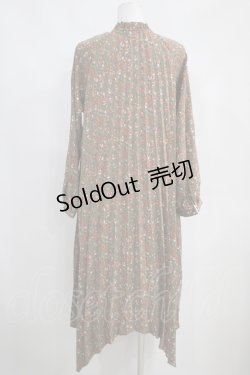 画像2: axes femme  / 総柄立ち襟ワンピース H-22-06-02-028h-1-OP-AX-L-SK-OS