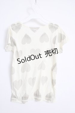 画像2: RNA  / ハートプリントTシャツ Y-22-06-16-039-1-TO-PU-P-SZ-ZT116