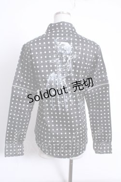 画像2: h.ANARCHY  / ジップドットブラウス Y-22-07-16-018-1-BL-HN-G-AS-ZT039