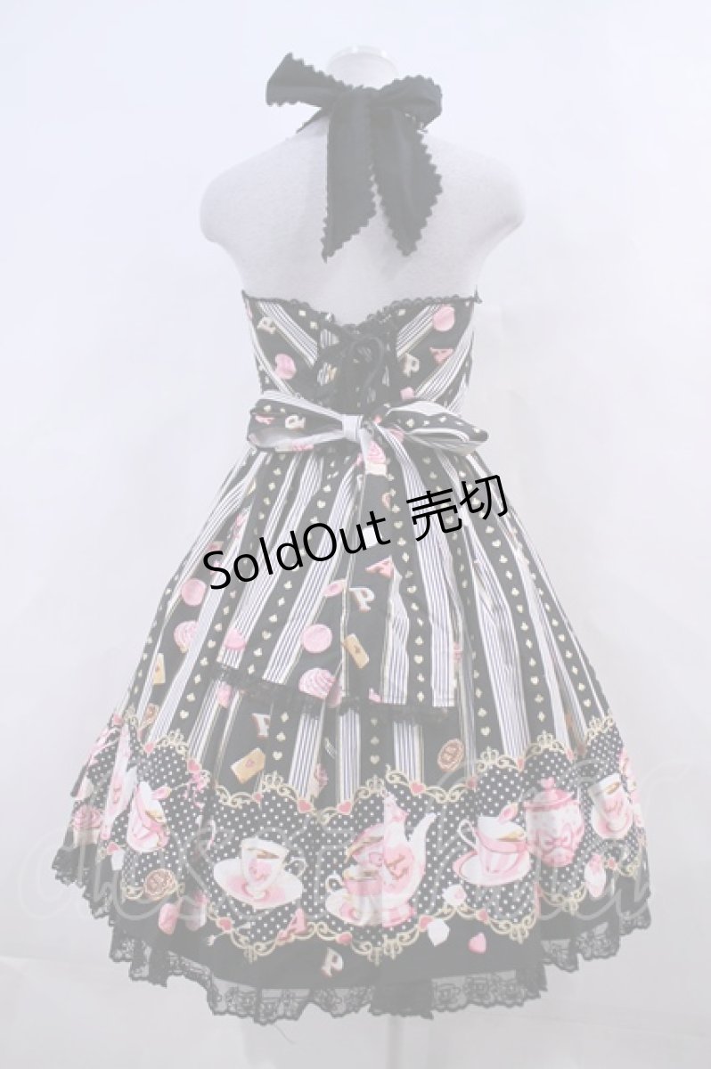 画像2: Angelic Pretty  / Wonder Partyビスチェ風ジャンパースカート&カチューシャセット I-22-07-17-024i-1-OP-AP-L-HD-ZI-R (2)