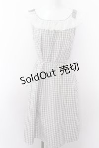 Franche Lippee / オリジナルレースギンガムワンピース O-22-08-07-122-1-OP-LO-L-IG-ZT262