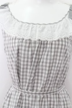 画像2: Franche Lippee / オリジナルレースギンガムワンピース O-22-08-07-122-1-OP-LO-L-IG-ZT262