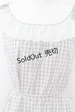 画像2: Franche Lippee / オリジナルレースギンガムワンピース O-22-08-07-122-1-OP-LO-L-IG-ZT262