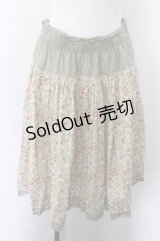 Jane Marple / ドットフラワースカート O-22-08-16-076-1-SK-JM-L-IG-ZT267