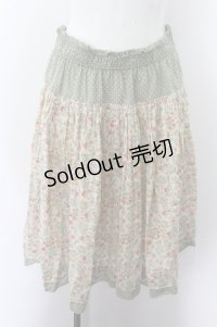 Jane Marple / ドットフラワースカート O-22-08-16-076-1-SK-JM-L-IG-ZT267