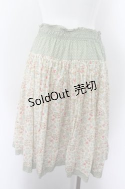 画像3: Jane Marple / ドットフラワースカート O-22-08-16-076-1-SK-JM-L-IG-ZT267