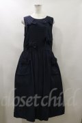 Jane Marple  / Dobby cloth front ribbon dress H-22-09-12-135-1-OP-JM-L-SK-ZT014