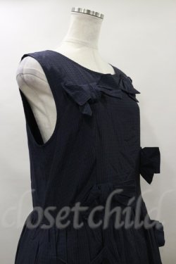 画像3: Jane Marple  / Dobby cloth front ribbon dress H-22-09-12-135h-1-OP-JM-L-SK-ZT014-R