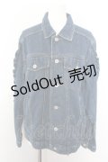 【SALE】Candy Stripper / フリルショルダーデニムジャケット O-22-10-10-002-1-JA-PU-P-IG-ZT233