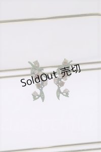 Michal Negrin  / ストーンフラワー&チューリップ風モチーフピアス I-22-10-11-063i-1-AC-LO-L-HD-ZI