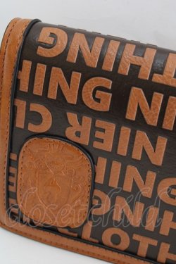 画像2: NieR Clothing / COMPACT EMBLEM SHOULDER BAG【BROWN】 O-22-10-31-091-1-ZA-PU-P-IG-ZT-CL001