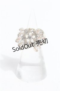 Michal Negrin  / オーロラストーン&フラワーおおぶりモチーフリング I-22-11-01-074i-1-AC-LO-L-HD-ZI