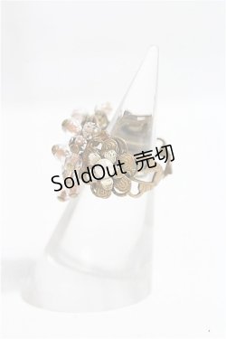 画像2: Michal Negrin  / オーロラストーン&フラワーおおぶりモチーフリング I-22-11-01-074i-1-AC-LO-L-HD-ZI