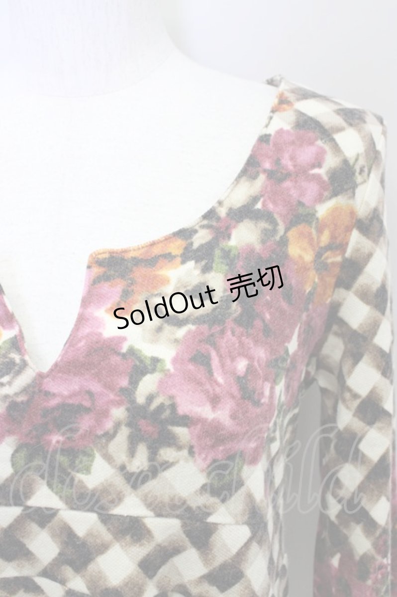 画像3: 【SALE】axes femme / ワンピース Y-22-11-03-4005-1-OP-AX-L-OI-ZT197 (3)