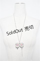 PEACE NOW  / eyeネックレス(紫ｘ黄色ｘシルバー) I-22-11-30-066i-1-AC-PU-P-HD-ZI