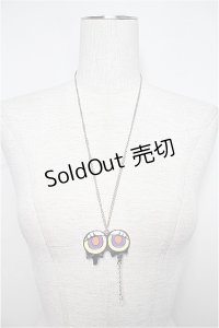 PEACE NOW  / eyeネックレス(紫ｘ黄色ｘシルバー) I-22-11-30-066i-1-AC-PU-P-HD-ZI