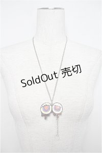 PEACE NOW  / eyeネックレス(紫ｘ黄色ｘシルバー) I-22-11-30-067i-1-AC-PU-P-HD-ZI