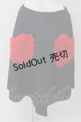 Candy Stripper / SWEET HEART DENIM SKIRT O-22-12-13-008-1-SK-PU-P-IG-ZT131