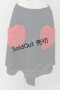 Candy Stripper / SWEET HEART DENIM SKIRT O-22-12-13-008-1-SK-PU-P-IG-ZT131