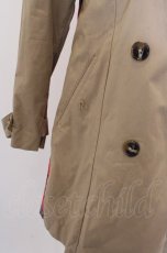 画像2: 【SALE】Candy Stripper / チェック切り替えトレンチコート O-22-12-O-22-077-1-CO-PU-P-IG-ZTC015 (2)