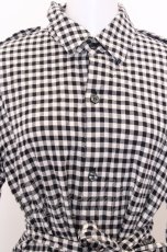 画像2: 【SALE】MILKBOY / ギンガムチェックロングシャツ O-22-12-24-049-1-BL-MB-P-IG-ZT146 (2)