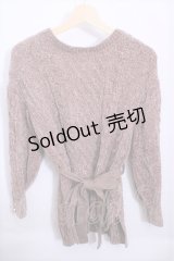 axes femme  / ベルト付クルーネックチュニ Y-22-12-27-052-1-TO-AX-L-SZ-ZT132