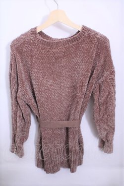 画像2: axes femme  / ベルト付クルーネックチュニ Y-22-12-27-052-1-TO-AX-L-SZ-ZT132