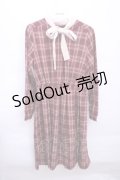 Fi.n.t  / クレリックボウタイチェックワンピース Y-22-12-29-058-1-OP-CA-L-SZ-ZT030