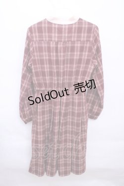 画像2: Fi.n.t  / クレリックボウタイチェックワンピース Y-22-12-29-058-1-OP-CA-L-SZ-ZT030
