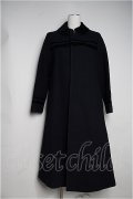 Jane Marple  / Royal melton velvet ribbon long coat I-22-12-30-017i-1-CO-JM-L-HD-ZI