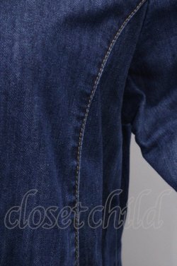 画像3: Franche Lippee / フェルトボタンデニムワンピース O-23-01-09-018-1-OP-LO-L-IG-ZT018