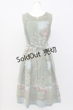 画像2: Jane Marple  / Fairy tale gobelin sleeveless dress I-23-01-13-4026i-1-OP-JM-L-HD-ZI-R