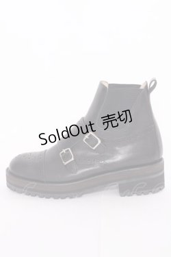 画像4: Jane Marple  / モンクストラップアンクルブーツ I-23-01-13-4049i-1-SH-JM-L-HD-ZI-R