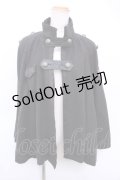 Qutie Frash  / フリースワッペンポンチョコート Y-23-01-13-109-1-CO-QU-G-AS-ZT228