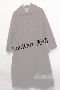 Jane Marple  / Lamb meltonフレアコート S-23-01-15-1031s-1-CO-JM-L-AS-ZS