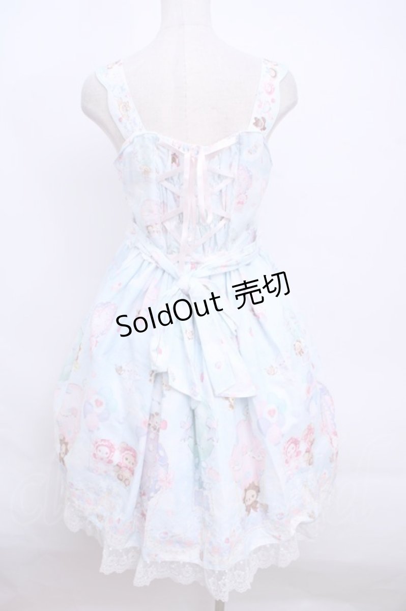 画像2: BABY,THE STARS SHINE BRIGHT  / くみゃちゃんのふわふわお空でTea Partyジャンパースカート Y-23-01-15-095y-1-OP-BA-L-AS-ZY-R (2)